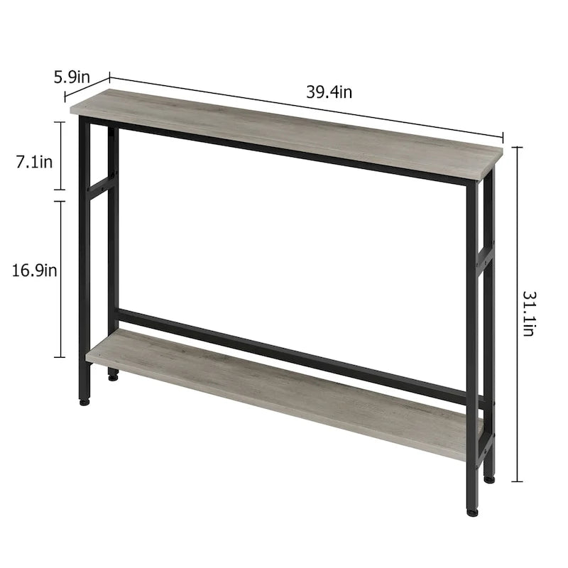 5.9 Narrow Sofa Table for Living Room