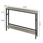 5.9 Narrow Sofa Table for Living Room