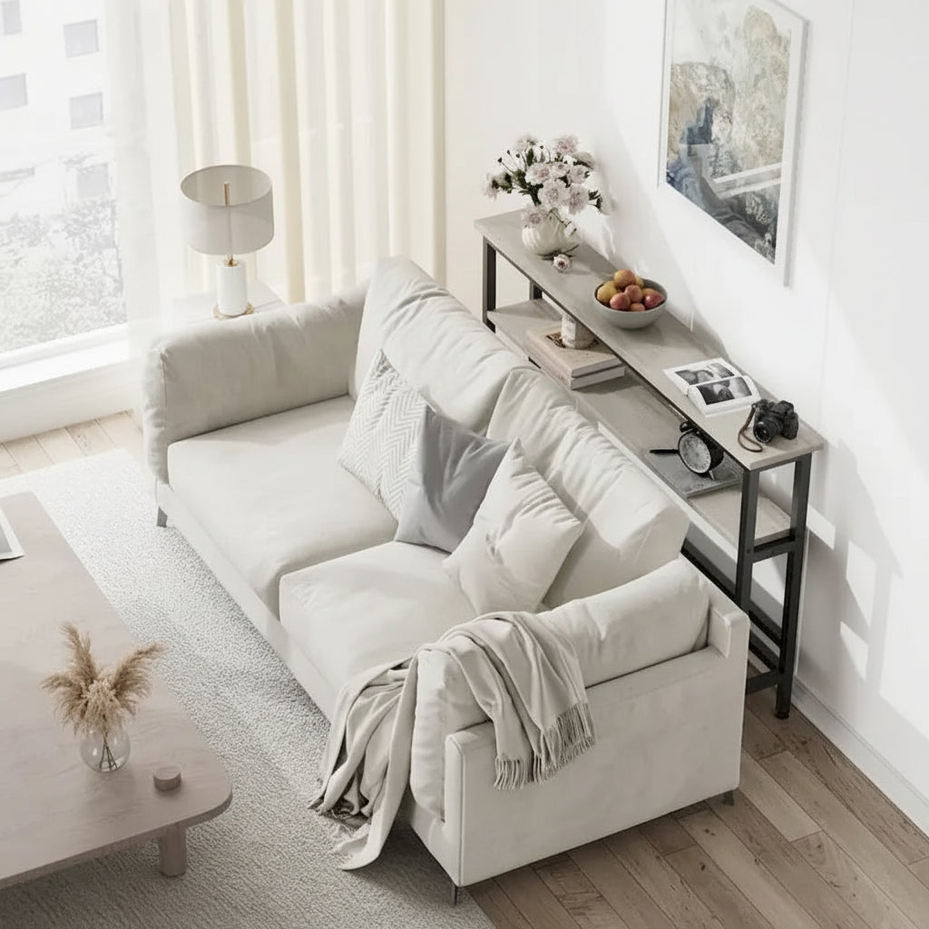 5.9 Narrow Sofa Table for Living Room