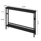 5.9 Narrow Sofa Table for Living Room