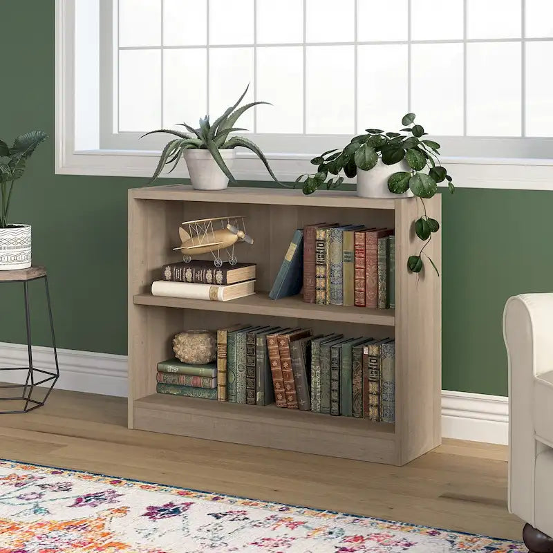 Universal Small 2 Shelf Bookcase Storage