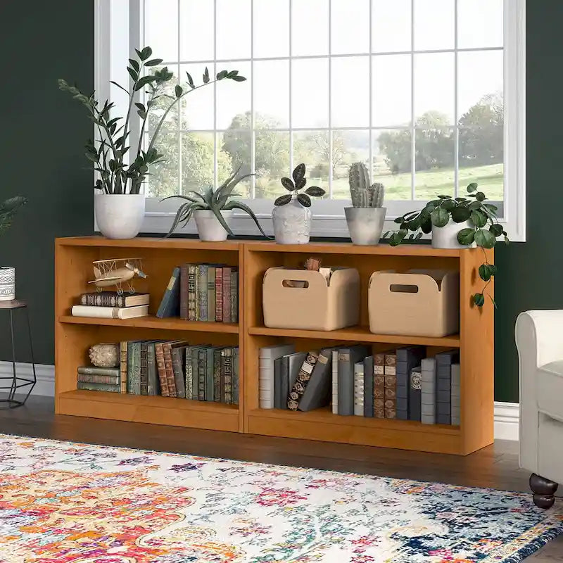 Universal Small 2 Shelf Bookcase Storage