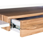 Modern White/ Chrome Computer Desk