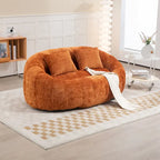 2-Seater Lazy Sofa with High-Density Foam and Oversized Comfort