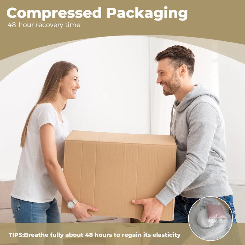 2-Seater Lazy Sofa with High-Density Foam and Oversized Comfort