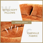 2-Seater Lazy Sofa with High-Density Foam and Oversized Comfort