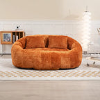 2-Seater Lazy Sofa with High-Density Foam and Oversized Comfort