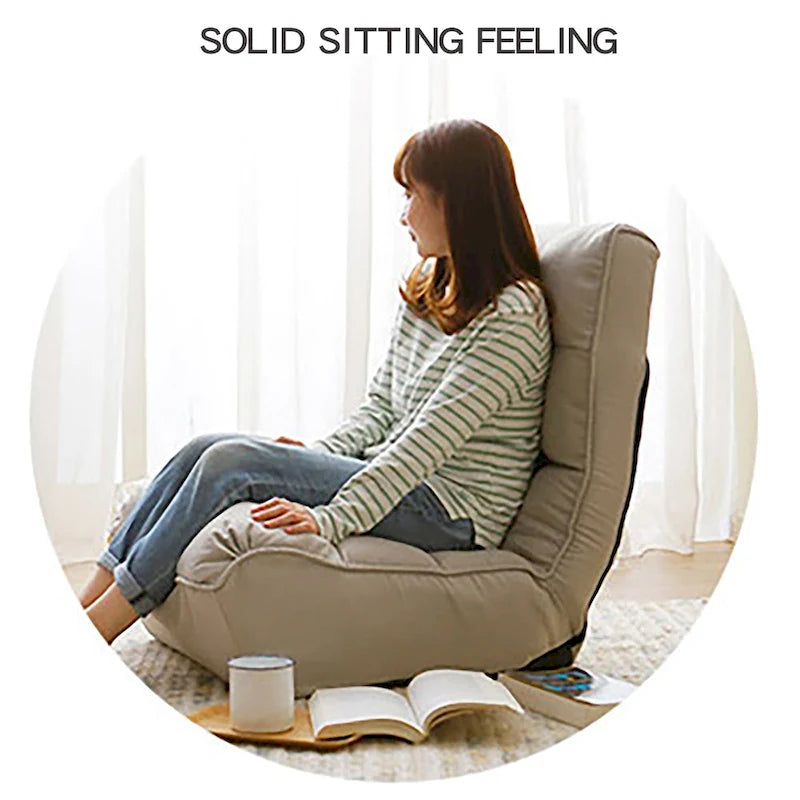 Tatami Balcony Japanese Reclining Chair - 41.30 x 23.60 x 29.00