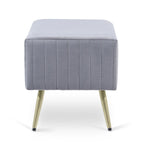 24 Modern Upholstered Entryway Bench with Padded Velvet Seat