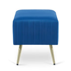 24 Modern Upholstered Entryway Bench with Padded Velvet Seat