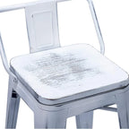Bar Stools 24 Inches Metal bar stools with backs