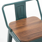 Bar Stools 24 Inches Metal bar stools with backs