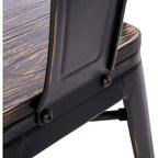 Bar Stools 24 Inches Metal bar stools with backs