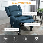Heated Vibrating Massage Chair,Accent Sofa Upholstered Massage Recliner Chair Push-back with Remote Controller
