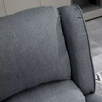 Heated Vibrating Massage Chair,Accent Sofa Upholstered Massage Recliner Chair Push-back with Remote Controller