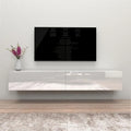 71-in. Modern Glossy Wall-mounted Floating TV Stand