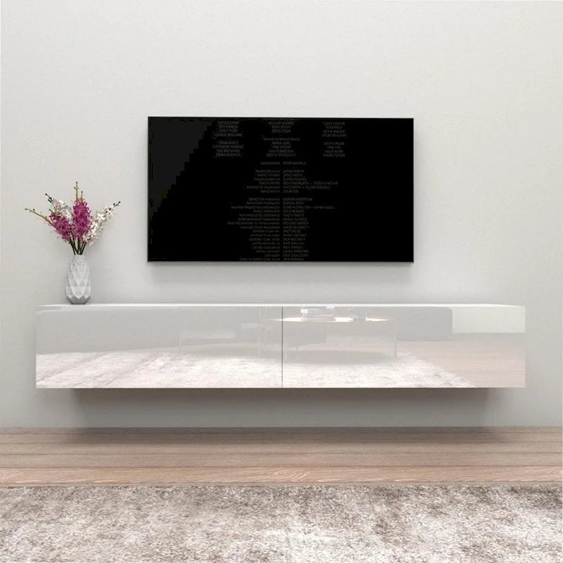71-in. Modern Glossy Wall-mounted Floating TV Stand