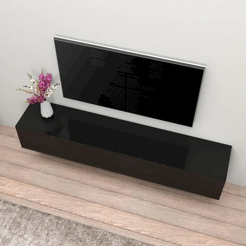 71-in. Modern Glossy Wall-mounted Floating TV Stand