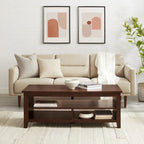 Coastal Grooved-Side Coffee Table