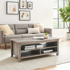 Coastal Grooved-Side Coffee Table