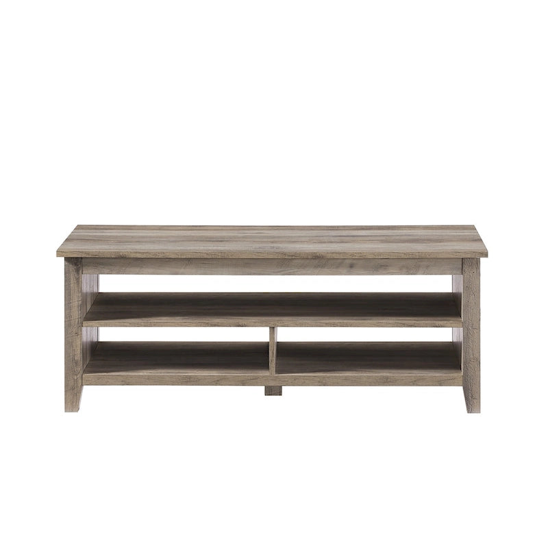 Coastal Grooved-Side Coffee Table