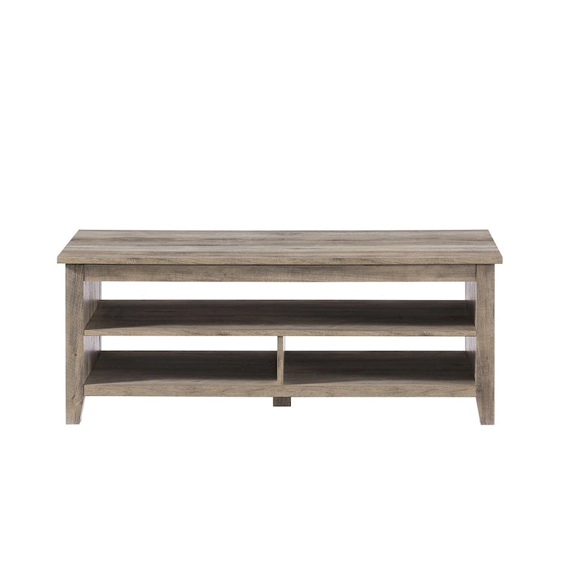 Coastal Grooved-Side Coffee Table