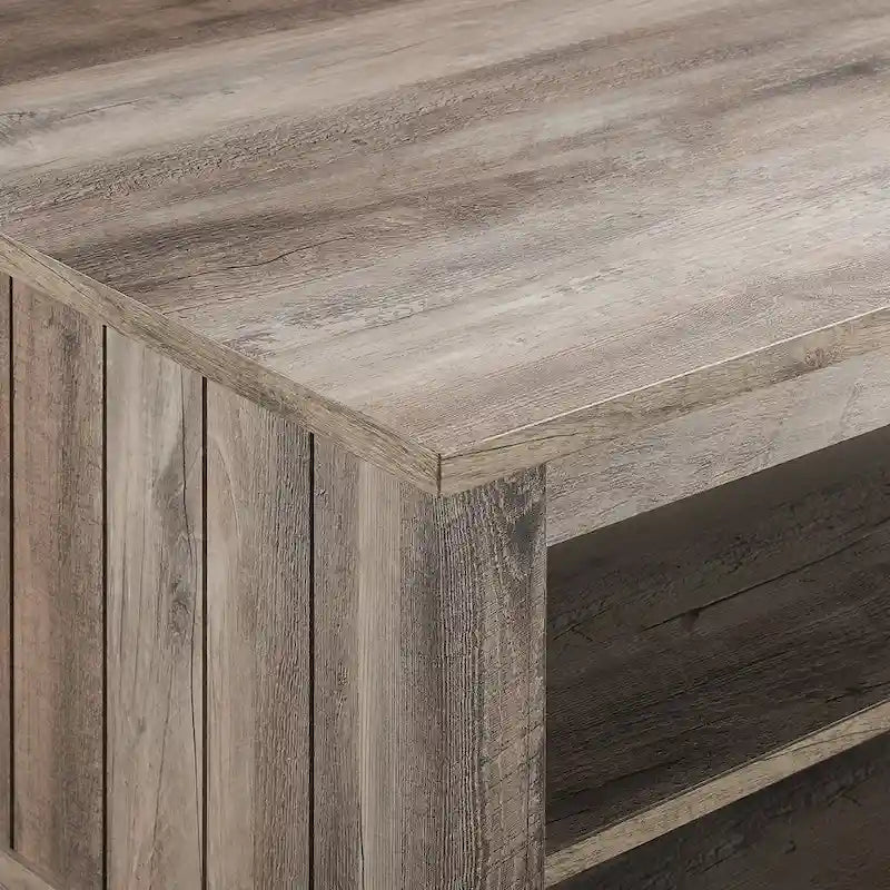 Coastal Grooved-Side Coffee Table