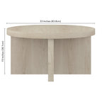 33 Wide Round Coffee Table - 33 Wide