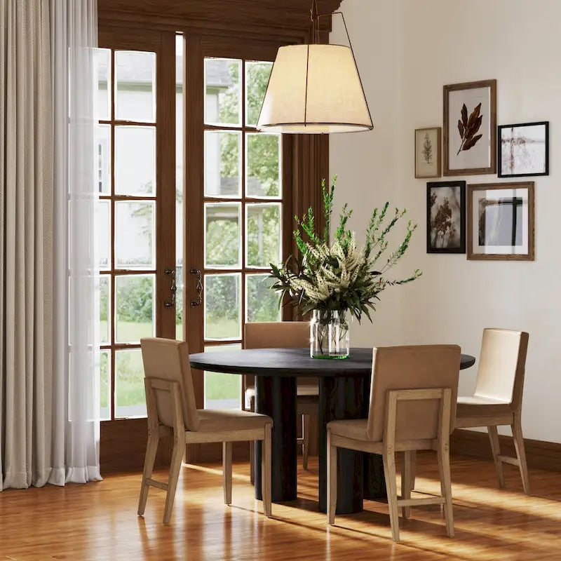 Gracie Modern Dining Chair, Upholstered Accent Dining Chair