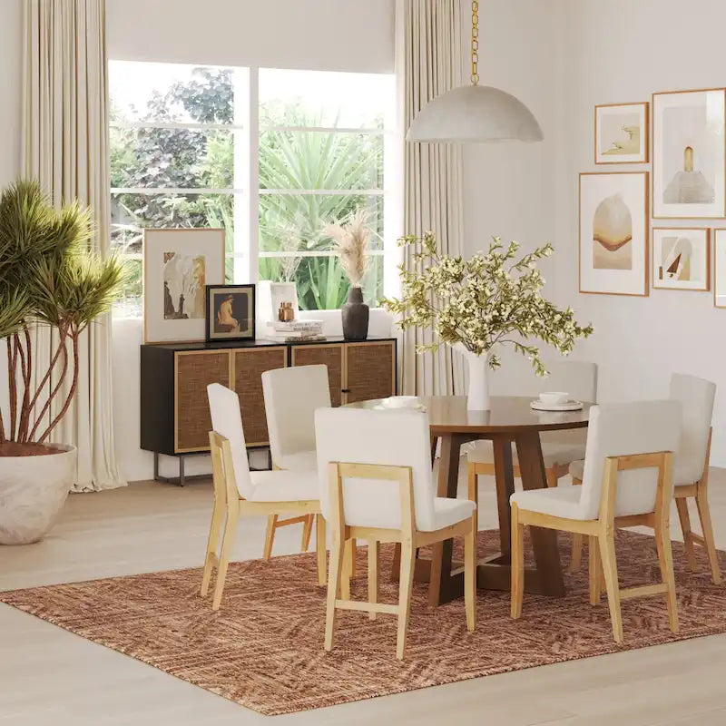 Gracie Modern Dining Chair, Upholstered Accent Dining Chair