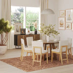 Gracie Modern Dining Chair, Upholstered Accent Dining Chair