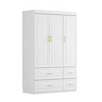 Modern Freestanding Wardrobe Armoire Closet Large Storage Cabinet