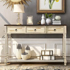 Modern Sofa Table with Drawers
