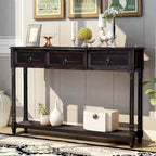 Modern Sofa Table with Drawers