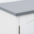 Modern Over The Toilet Storage Cabinet, Double Door Over Toilet Bathroom Organizer