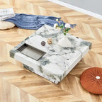 Coffee Table,Imitation Marble Pattern,Made Of Mdf Material,The Fusion Of Elegance And Natural Fashion