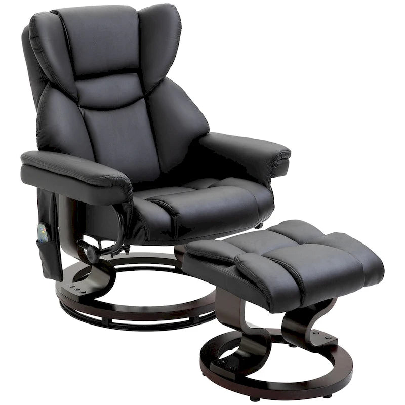 Recliner Chair with Ottoman Footrest