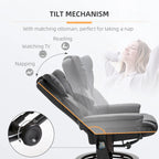 Recliner Chair with Ottoman Footrest