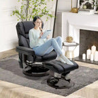 Recliner Chair with Ottoman Footrest
