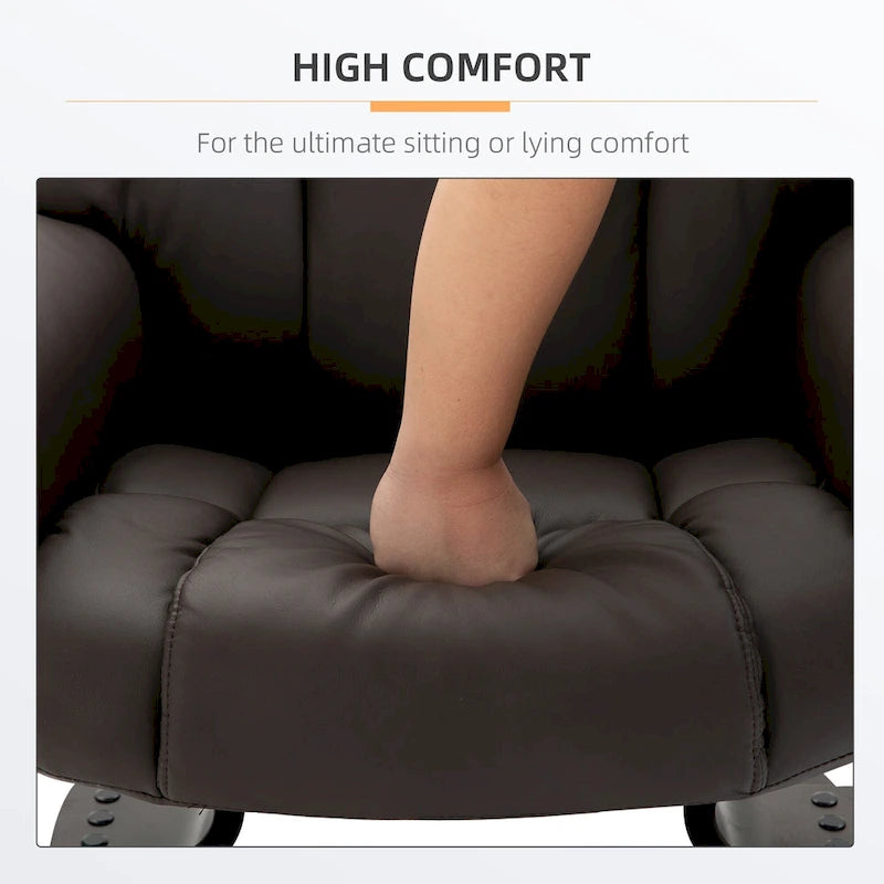 Recliner Chair with Ottoman Footrest