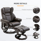 Recliner Chair with Ottoman Footrest