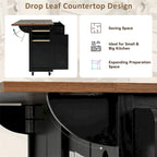 53.5Farmhouse Kitchen Island with Power Outlet